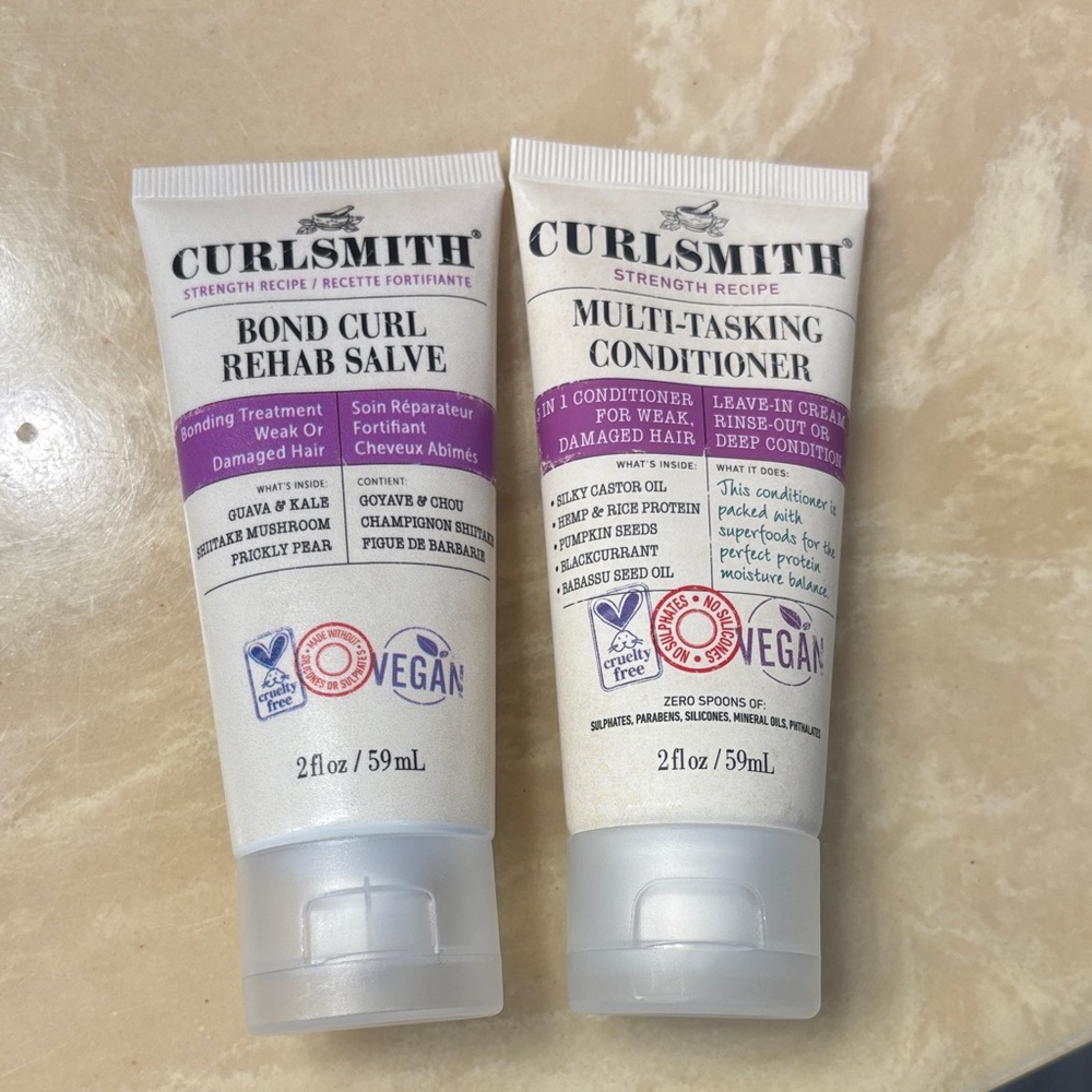 Curlsmith Bond Curl Rehab Salve and Multi-Tasking Conditioner Set